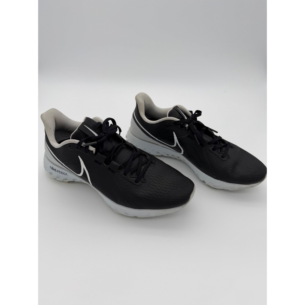 Nike React Infinity Pro Golf Shoes Cleats Black White CT0531-001 Mens Size 10.5